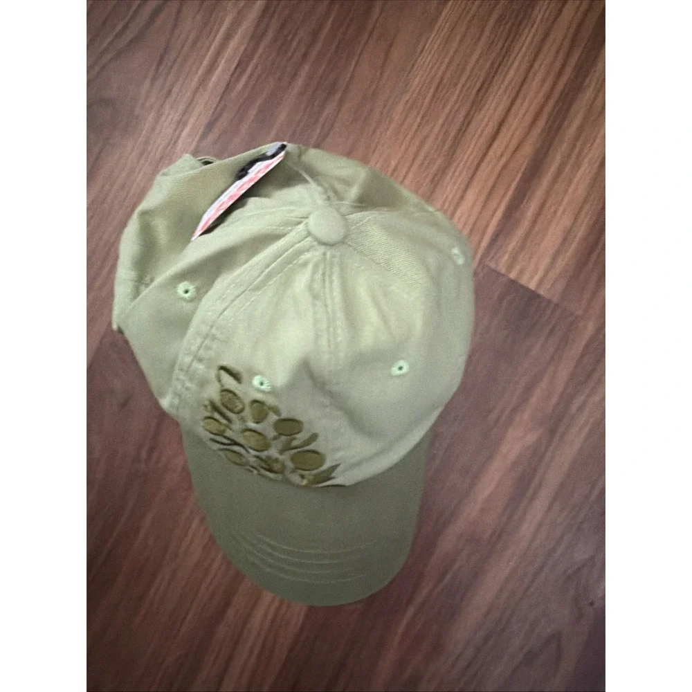 NWT New Free People FP Movement Out Of Bounds Green Baseball Logo Hat Cap